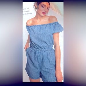 mark. Off the shoulder romper